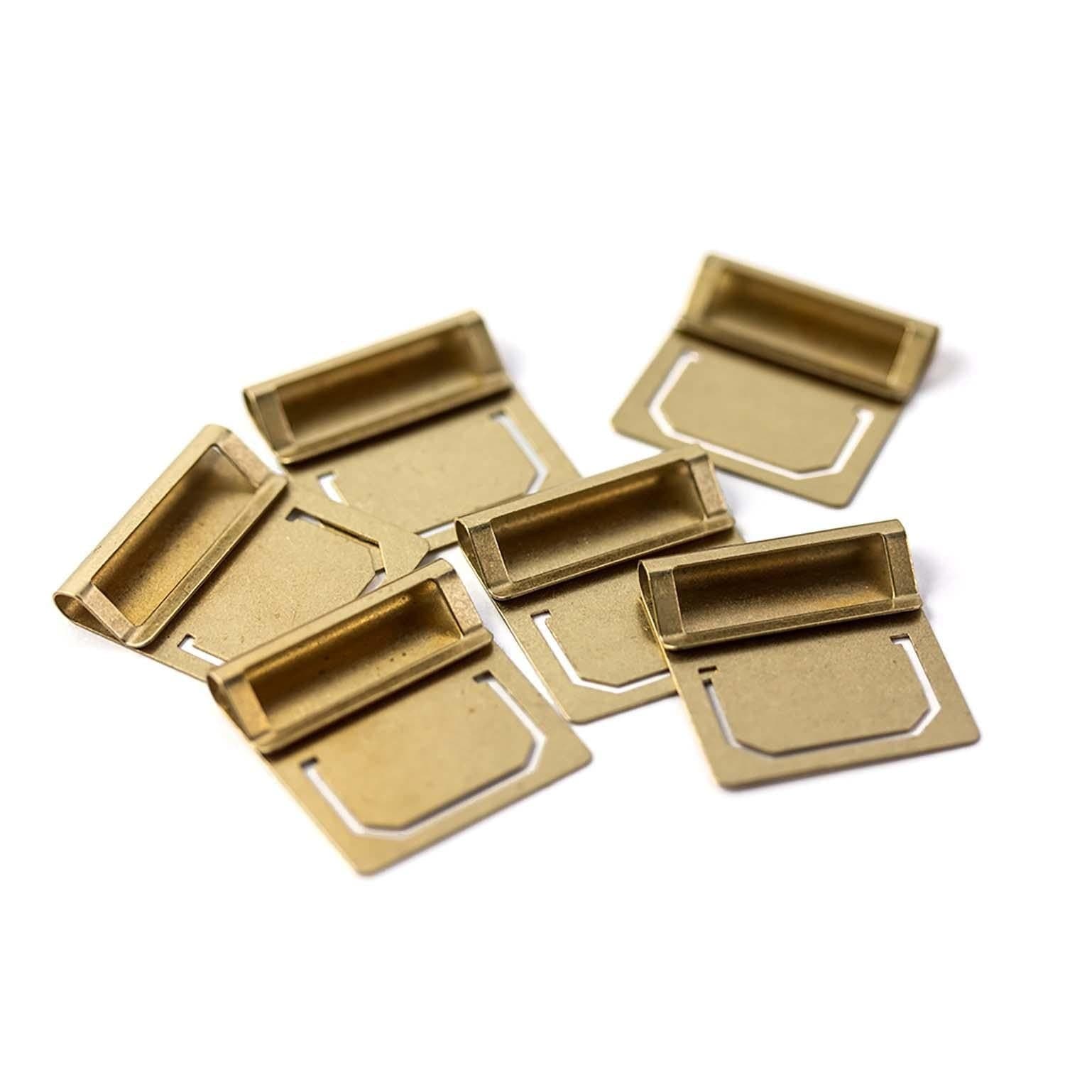 Traveler's Company Japan Accessori TRC BRASS index Clips - Traveler's Company