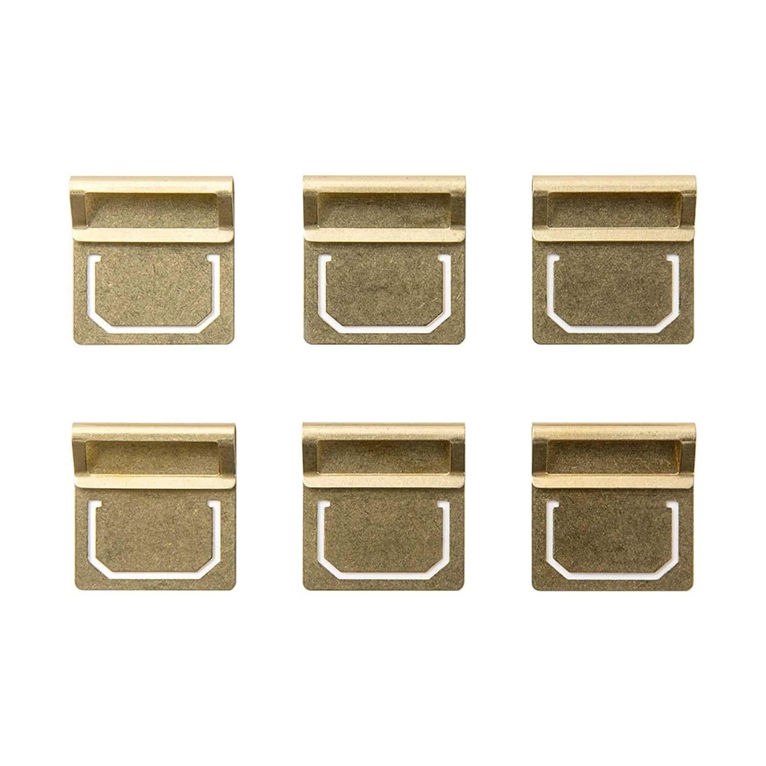 Traveler's Company Japan Accessori TRC BRASS index Clips - Traveler's Company