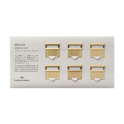 Traveler's Company Japan Accessori TRC BRASS index Clips - Traveler's Company