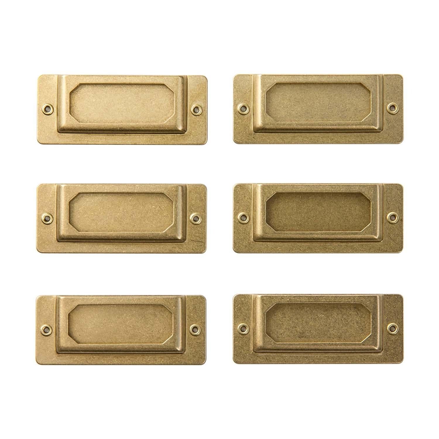 Traveler's Company Japan Accessori TRC BRASS Label Plate - Traveler's Company