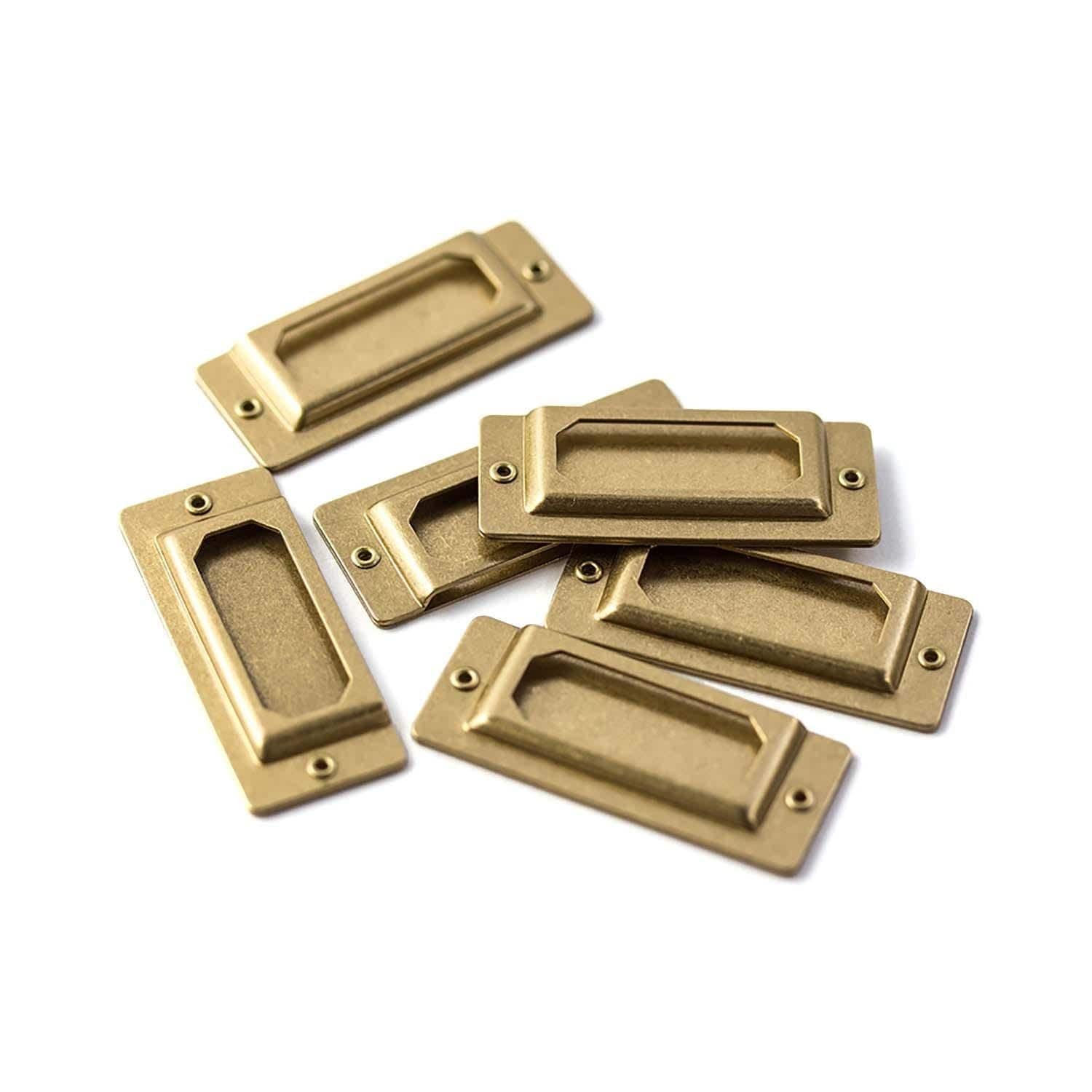 Traveler's Company Japan Accessori TRC BRASS Label Plate - Traveler's Company