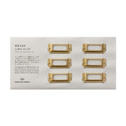 Traveler's Company Japan Accessori TRC BRASS Label Plate - Traveler's Company