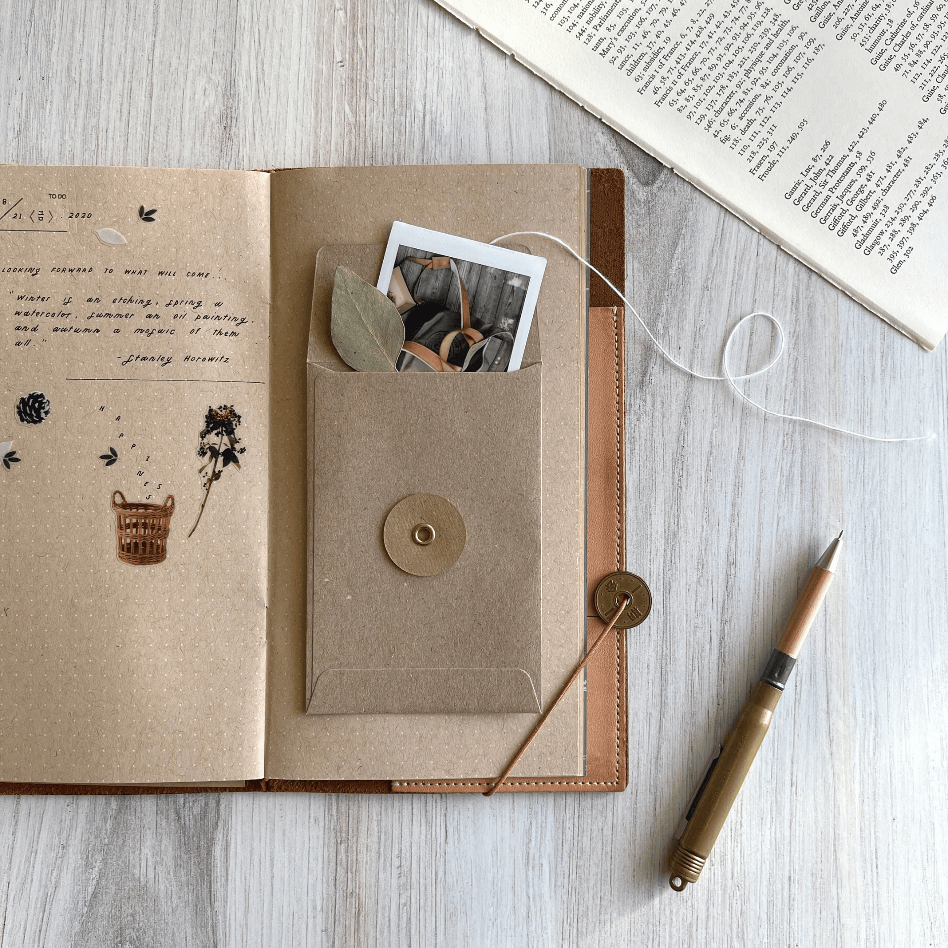 Traveler's Company Japan Accessori TRC Kraft Envelope - S