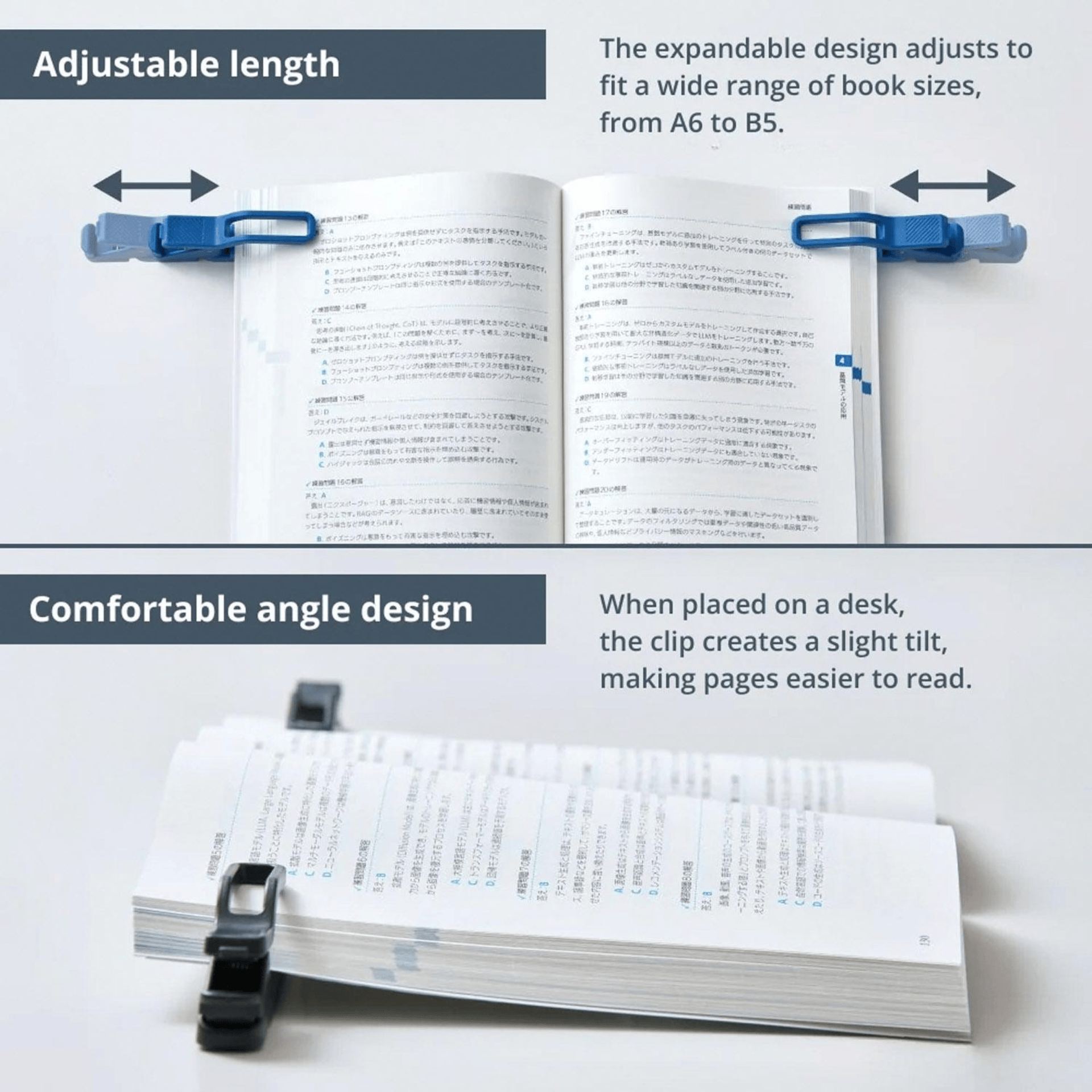 King Jim Hitotoki Accessori Twip Book Clip