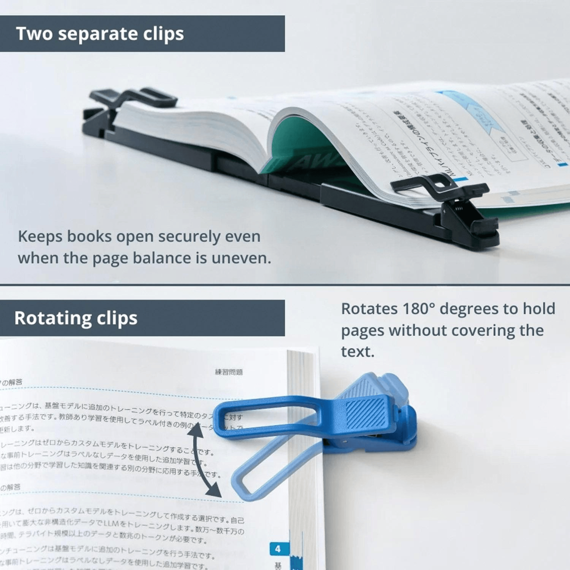 King Jim Hitotoki Accessori Twip Book Clip