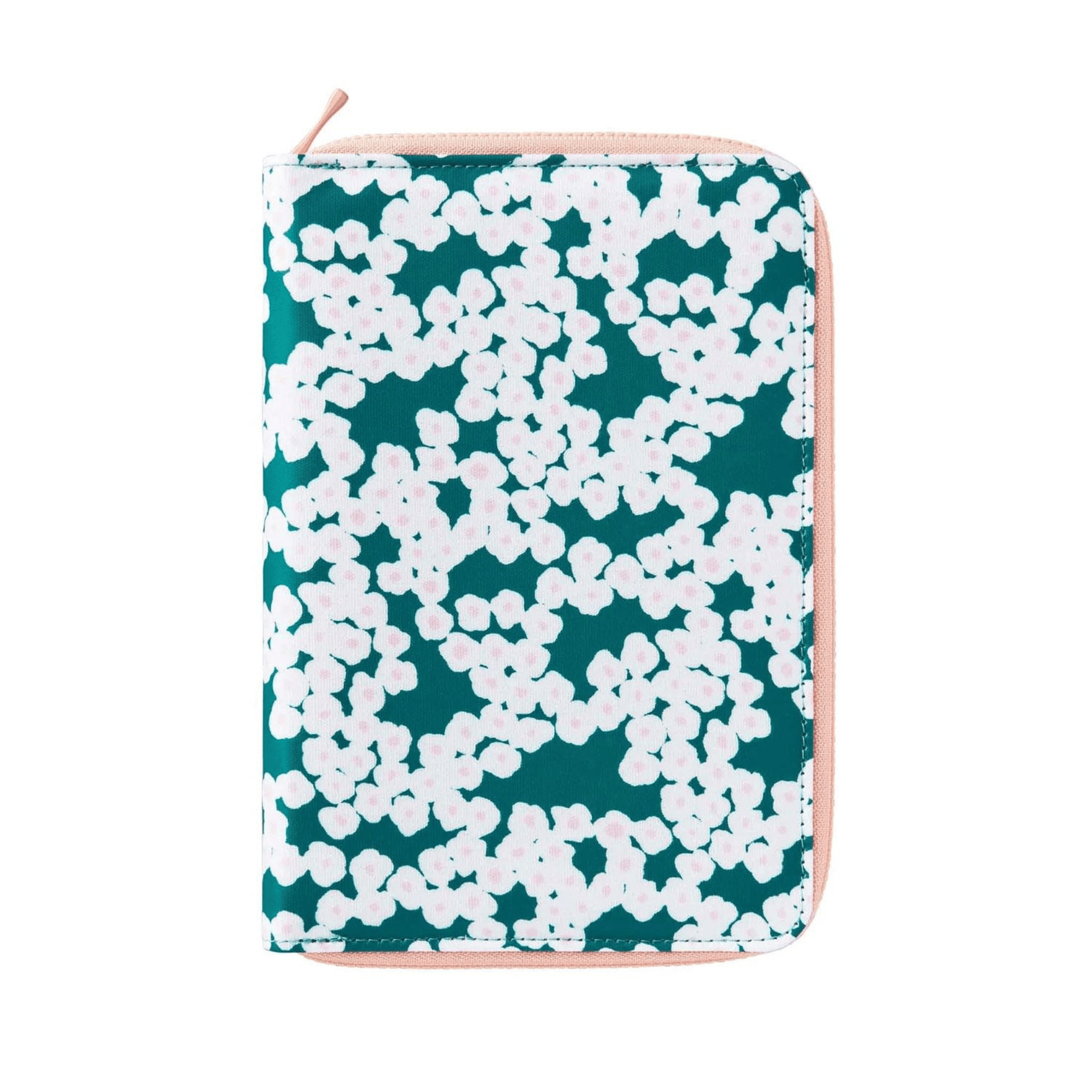 King Jim Hitotoki Accessori Zippered Cloth Cover Comic size - Flower