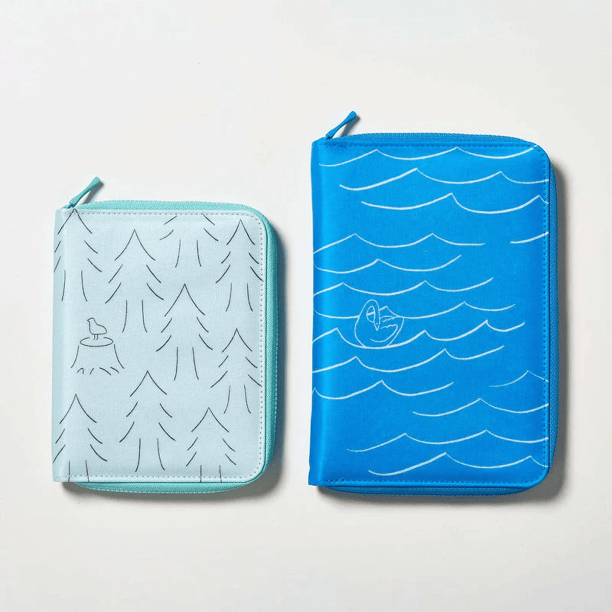 King Jim Hitotoki Accessori Zippered Cloth Cover Comic size - Swan