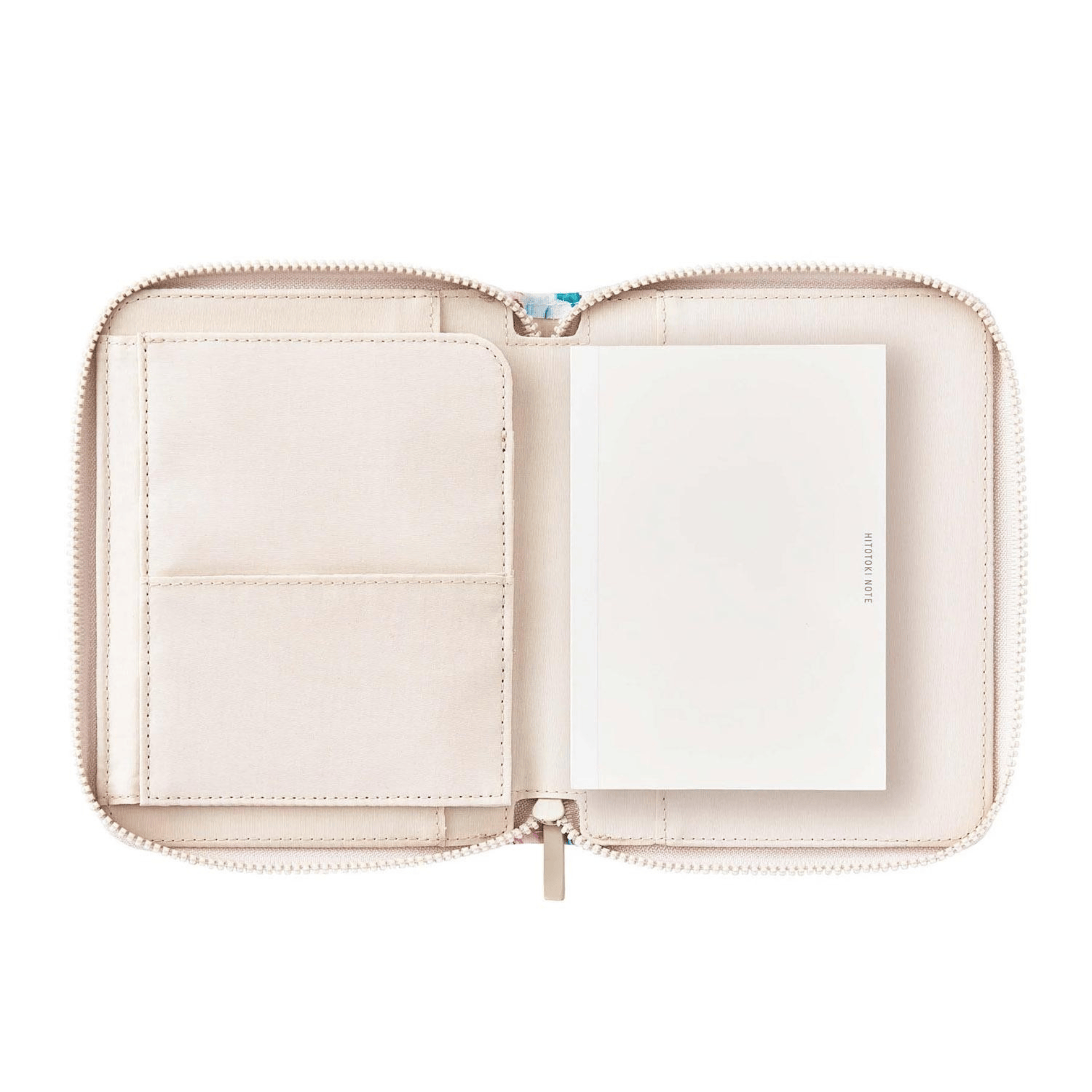 King Jim Hitotoki Accessori Zippered Cloth Cover Passport size - Paint