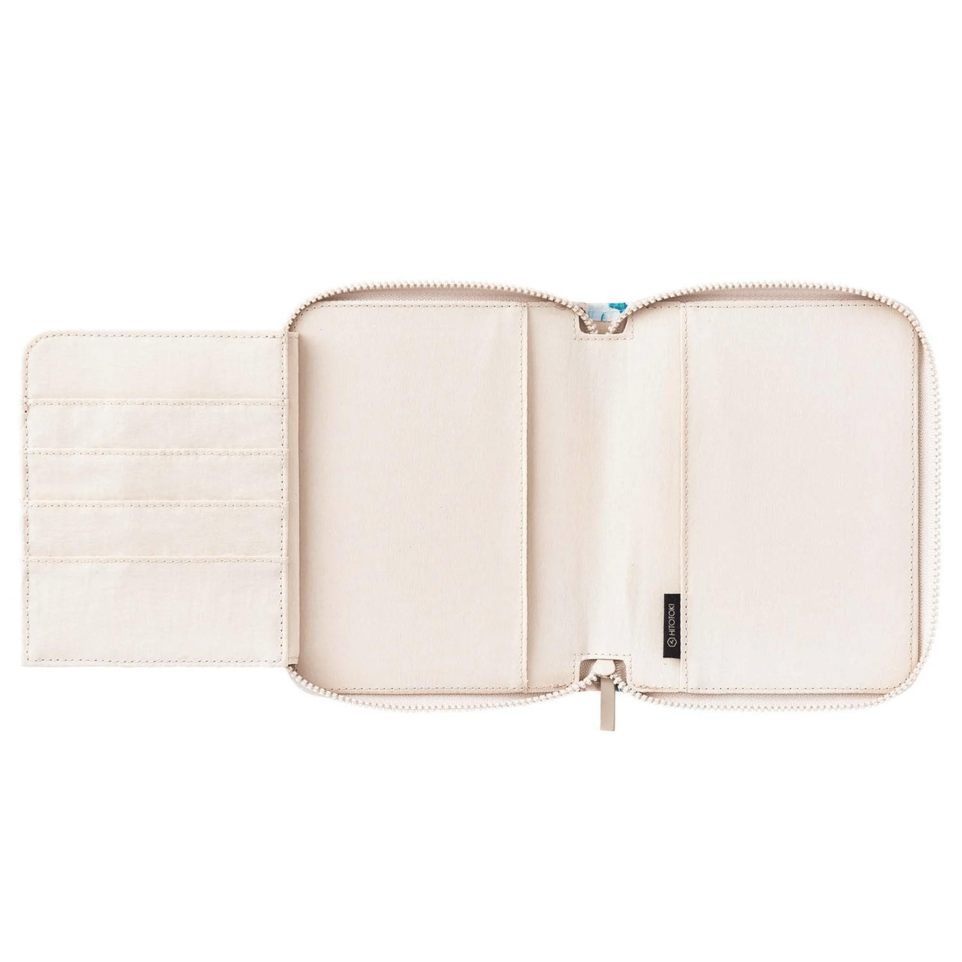 King Jim Hitotoki Accessori Zippered Cloth Cover Passport size - Paint