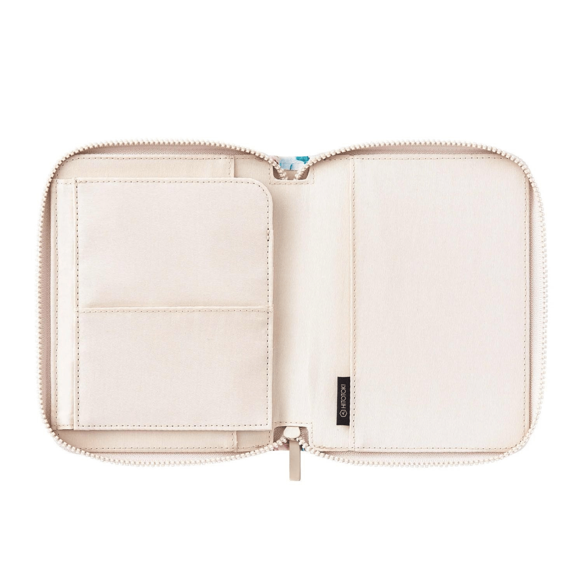 King Jim Hitotoki Accessori Zippered Cloth Cover Passport size - Paint