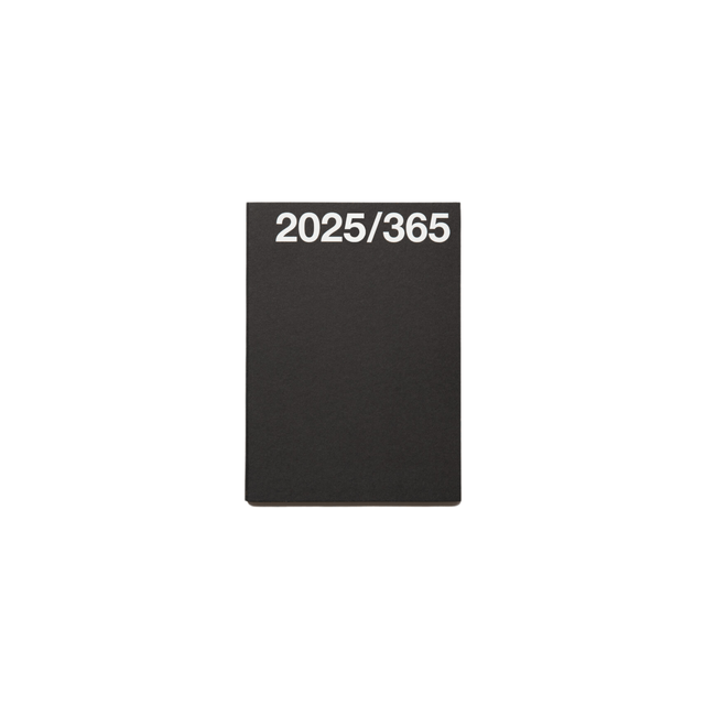 Marjolein Delhaas Agenda 2025/365 Agenda Pocket Weekly Black