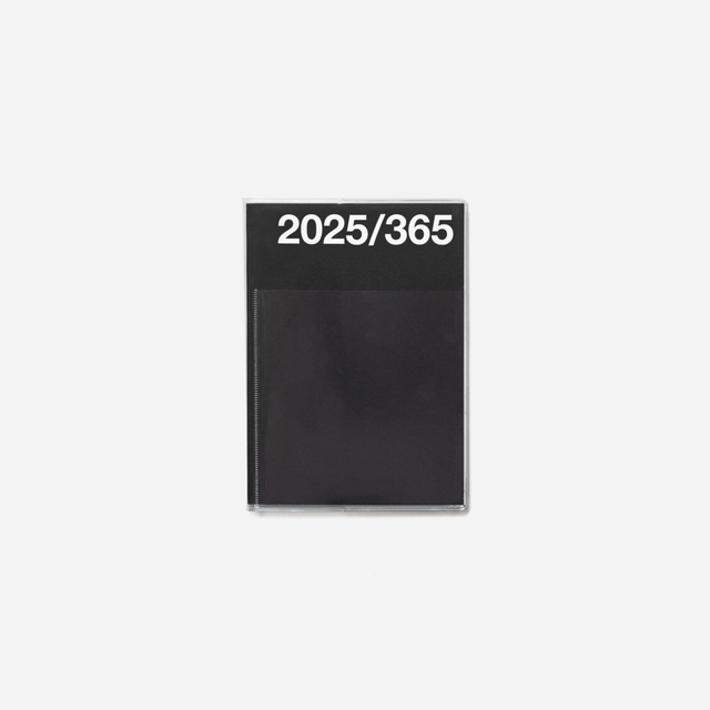 Marjolein Delhaas Agenda 2025/365 Agenda Pocket Weekly Black