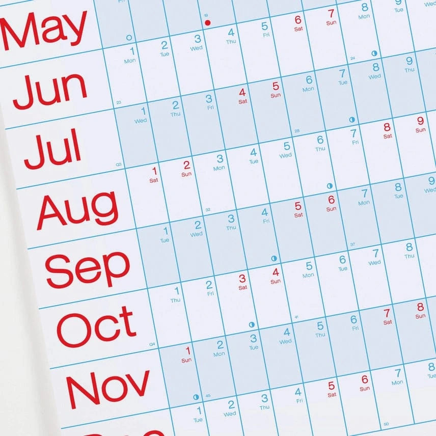 Crispin Finn Agenda 2026 Year Planner - Landscape View