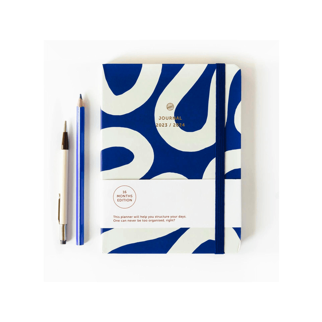 A-Journal Agenda Agenda 2023-2024 Flow Blue