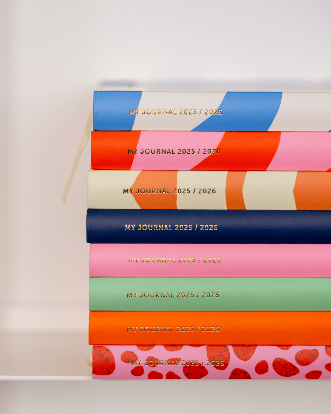 A-Journal Agenda Agenda 2025-2026 Flow Orange - 18 mesi