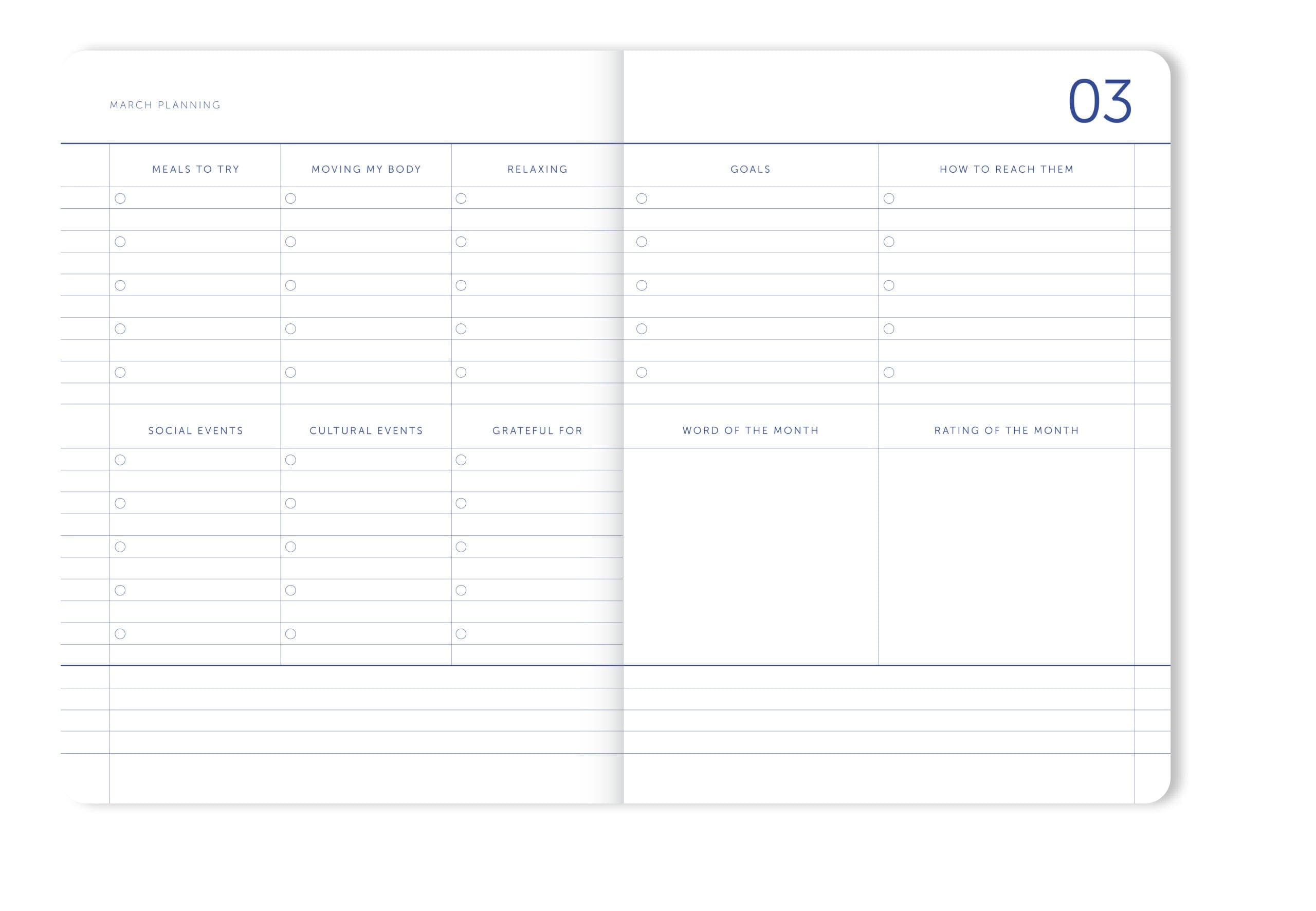 A-Journal Agenda Agenda 2025-2026 Lavender Blue - 18 mesi