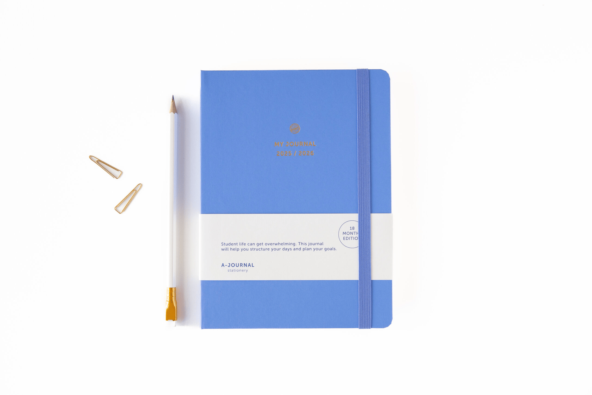 A-Journal Agenda Agenda 2025-2026 Lavender Blue - 18 mesi