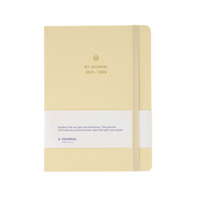 A-Journal Agenda Agenda 2025-2026 Vanille - 12 mesi