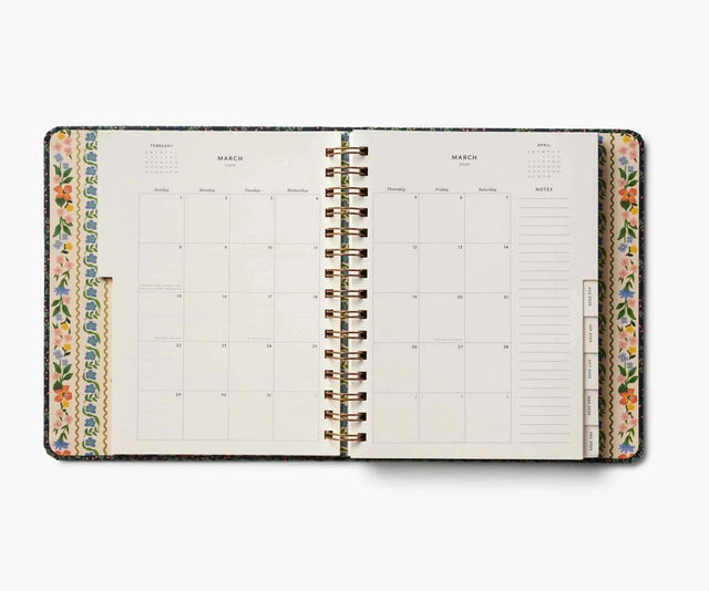 Rifle Paper Agenda Agenda 2025-2026 Wildwood - spirale nascosta