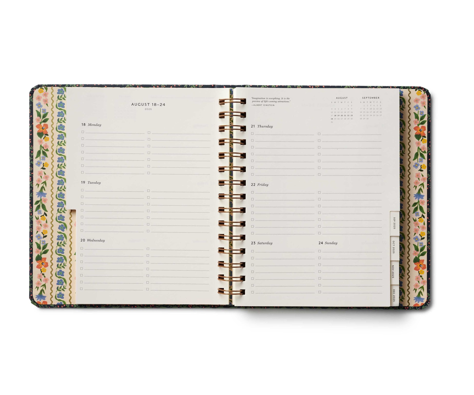 Rifle Paper Agenda Agenda 2025-2026 Wildwood - spirale nascosta