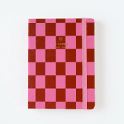 A-Journal Agenda Agenda 2026/2027 - 12 mesi - Checkered Pink