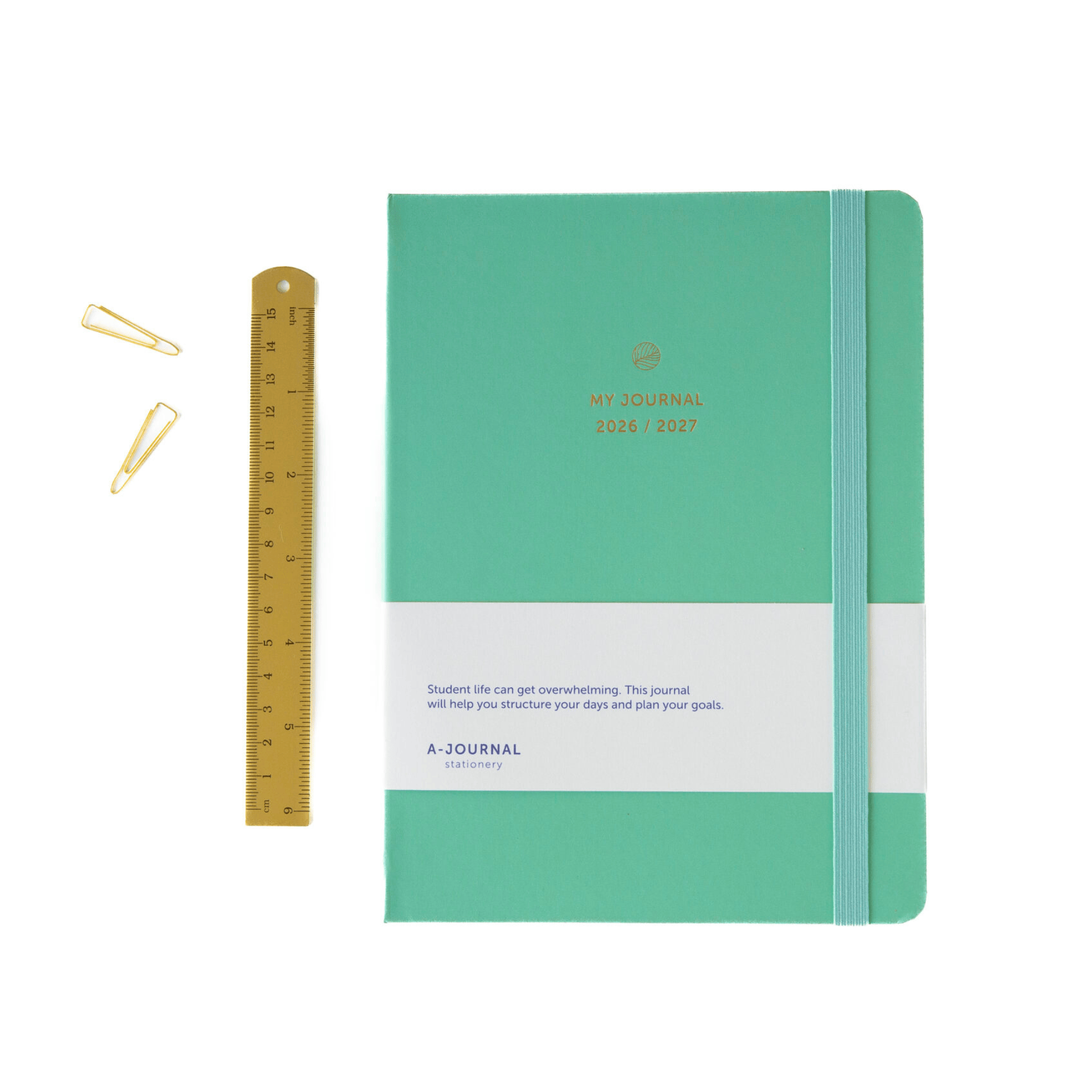 A-Journal Agenda Agenda 2026/2027 - 12 mesi - Mint Green