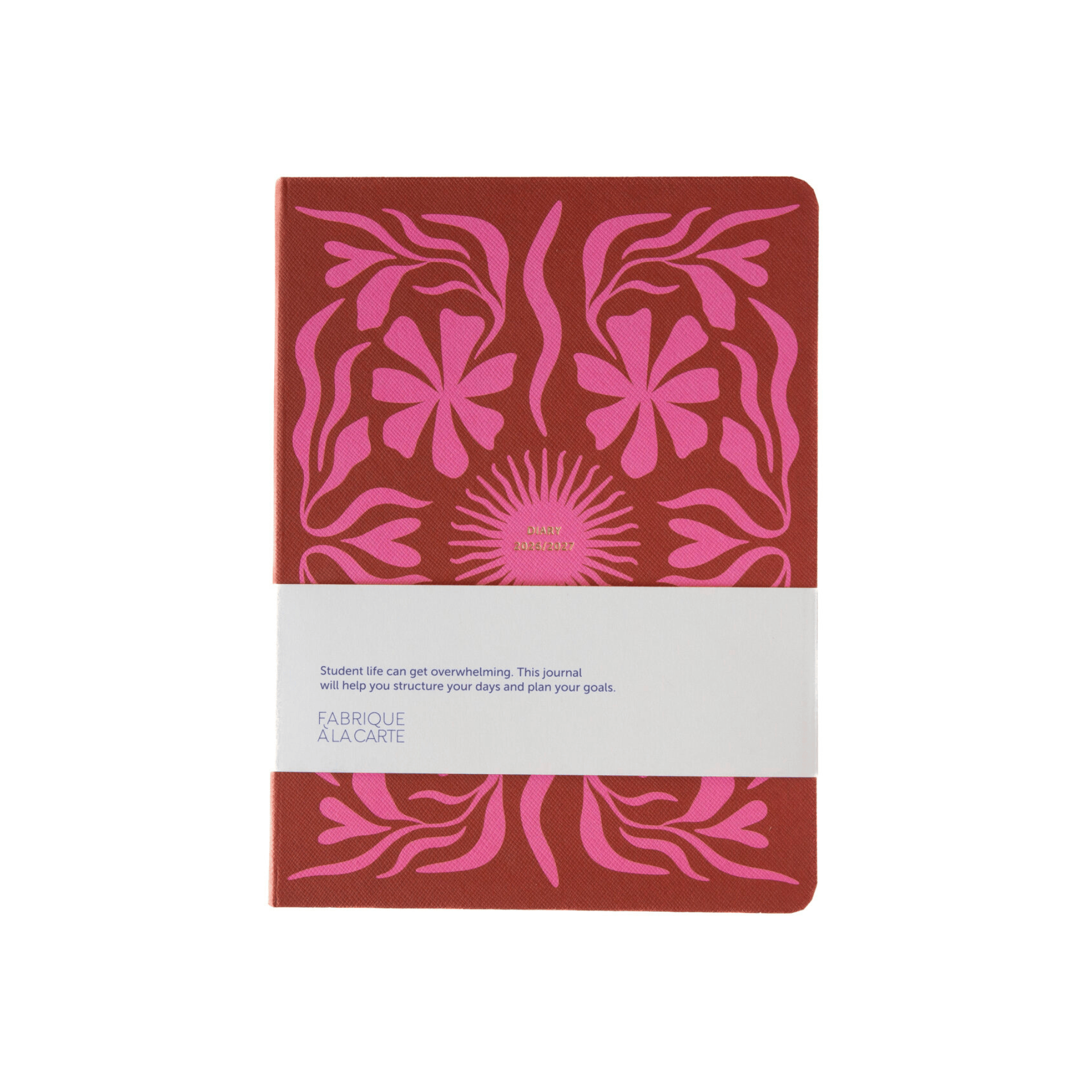 A-Journal Agenda Agenda 2026/2027 - 12 mesi - Sun Flow Pink