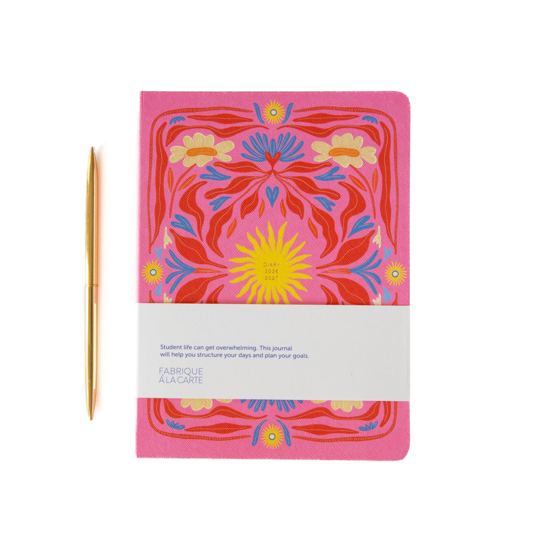 A-Journal Agenda Agenda 2026/2027 - 12 mesi - Sun Pink