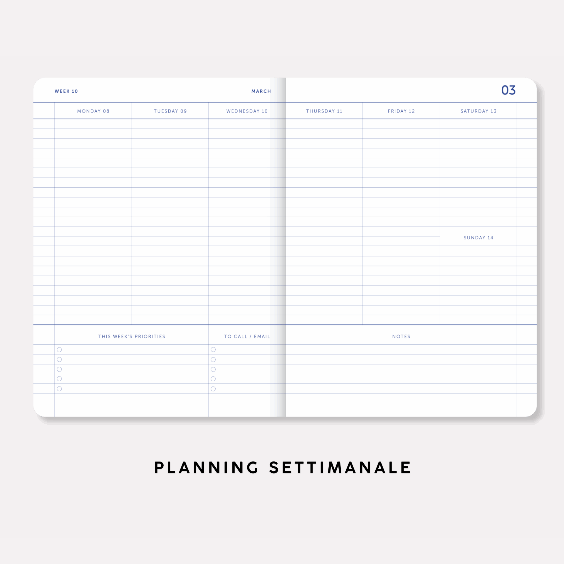 A-Journal Agenda Agenda 2026/2027 - 18 mesi - Checkered Mint Green