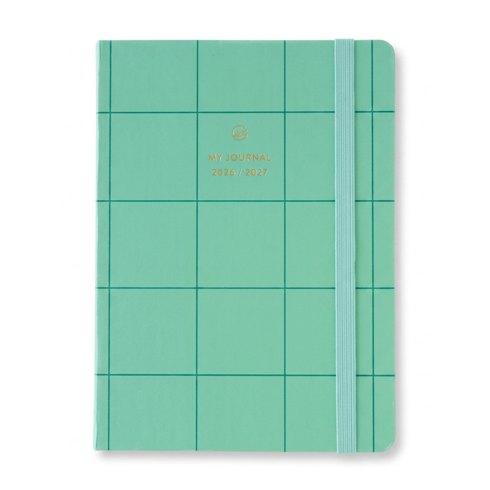 A-Journal Agenda Agenda 2026/2027 - 18 mesi - Checkered Mint Green