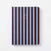 A-Journal Agenda Agenda 2026/2027 - 18 mesi - Stripes Blue Bordeaux
