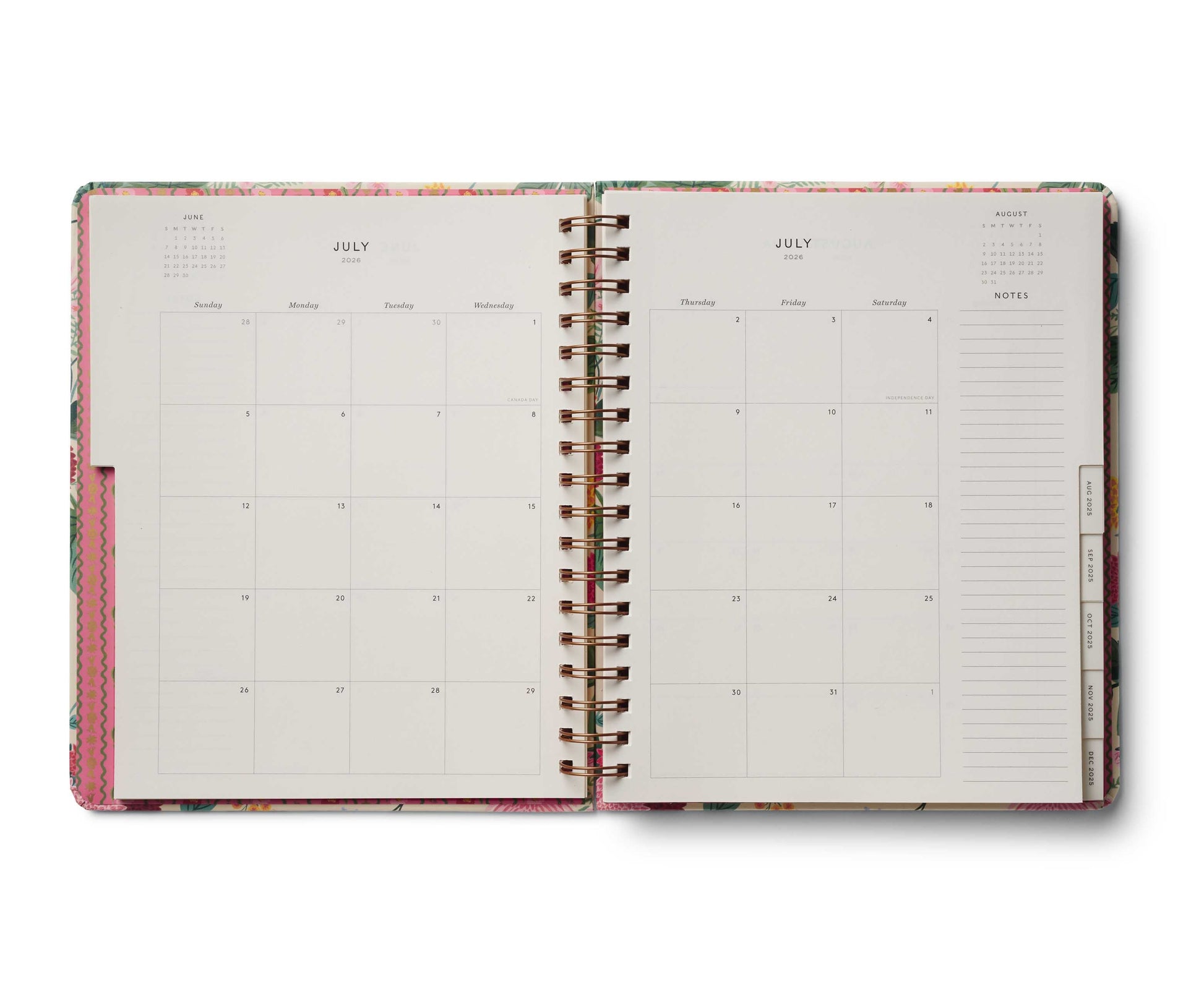 Rifle Paper Agenda Agenda Accademica 2025-2026 Dahlia