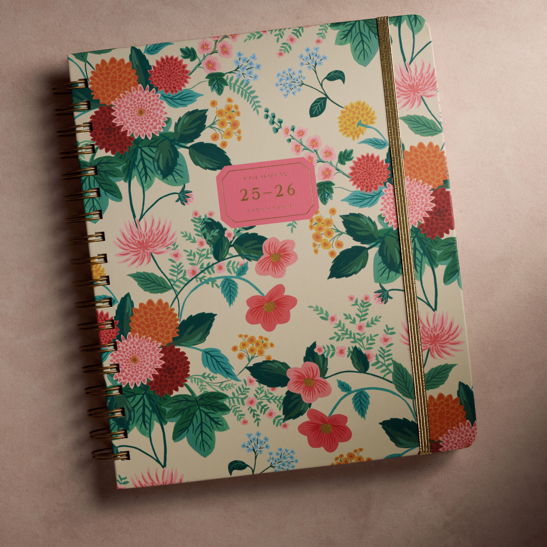 Rifle Paper Agenda Agenda Accademica 2025-2026 Dahlia
