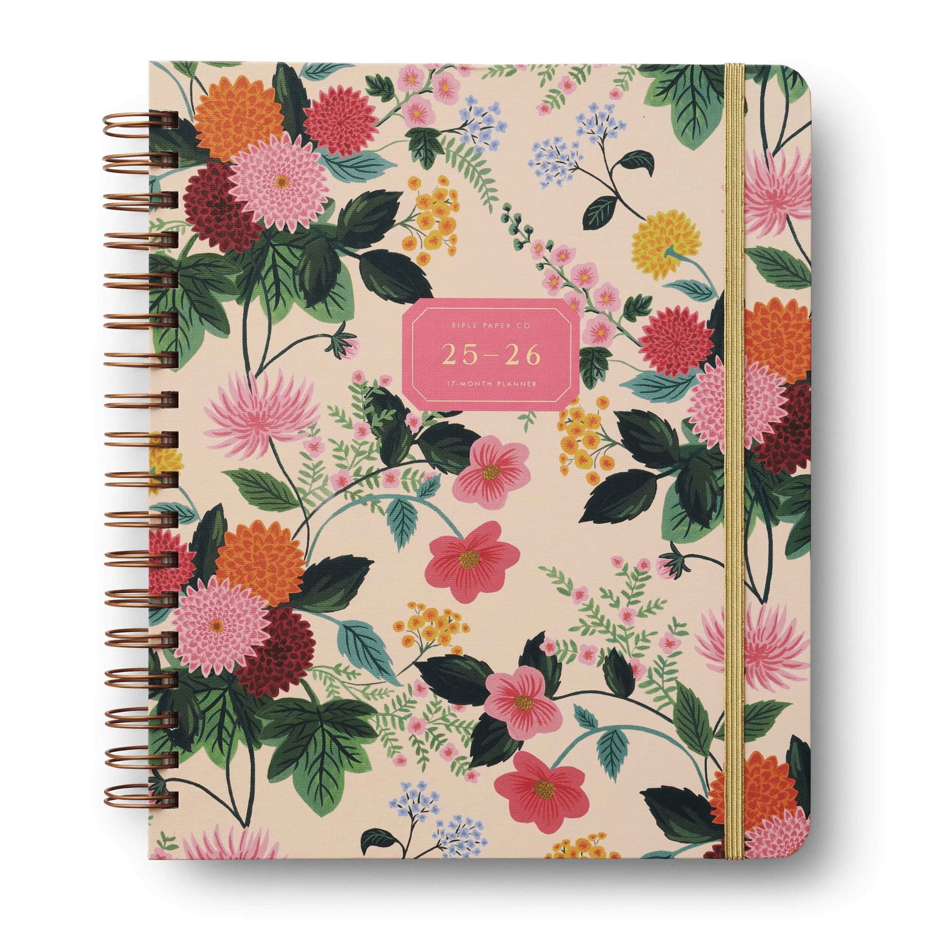 Rifle Paper Agenda Agenda Accademica 2025-2026 Dahlia
