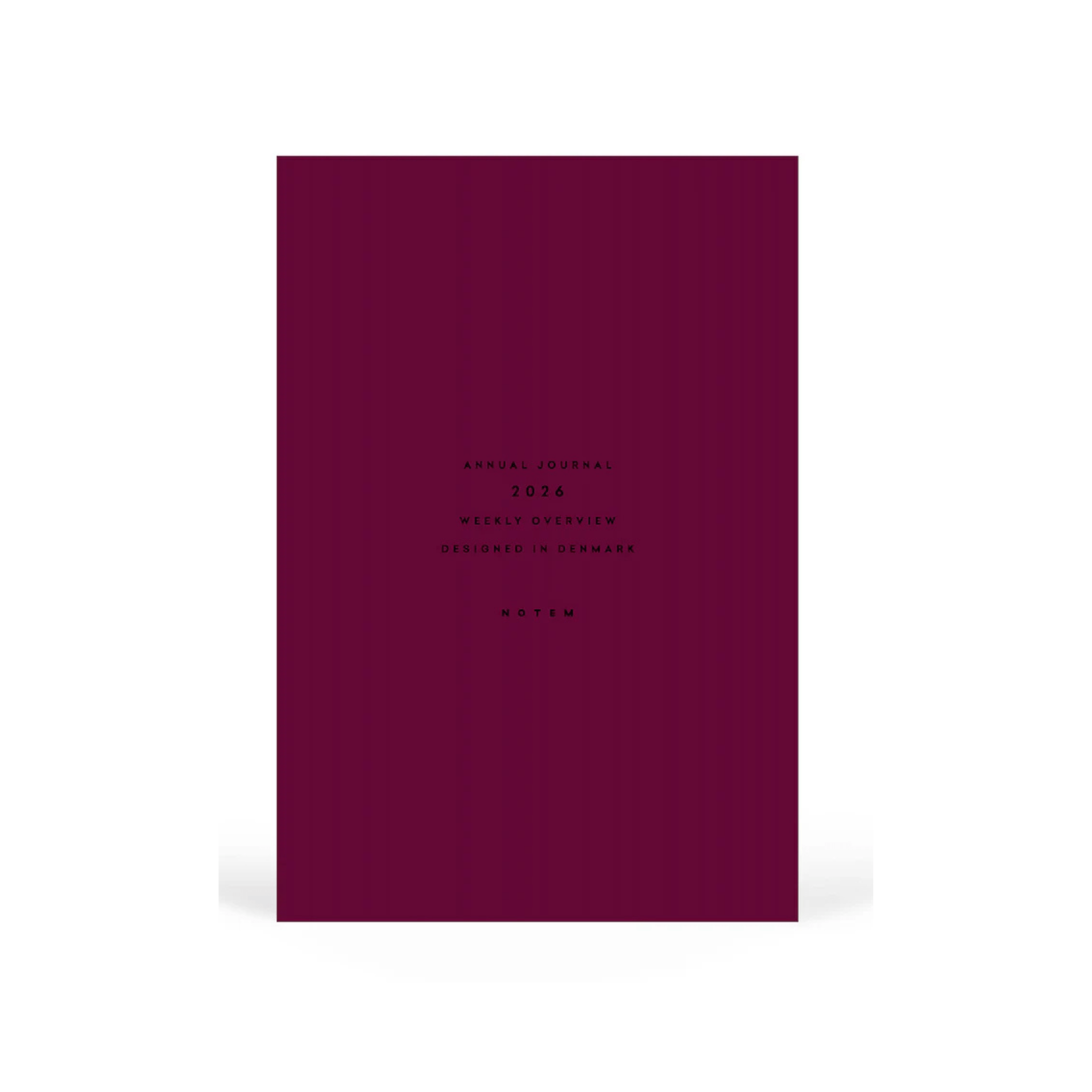 Notem Agenda Agenda Alva 2026 - Dark Red