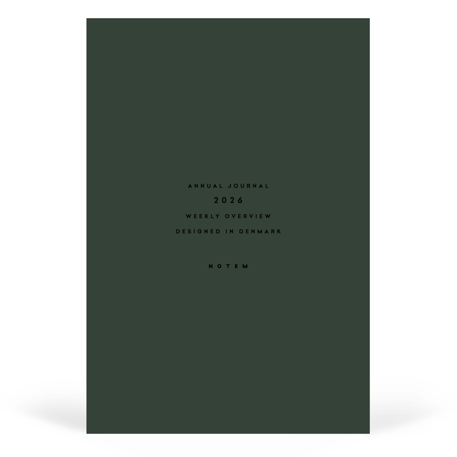 Notem Agenda Agenda Alva Large 2027 - Dark Green