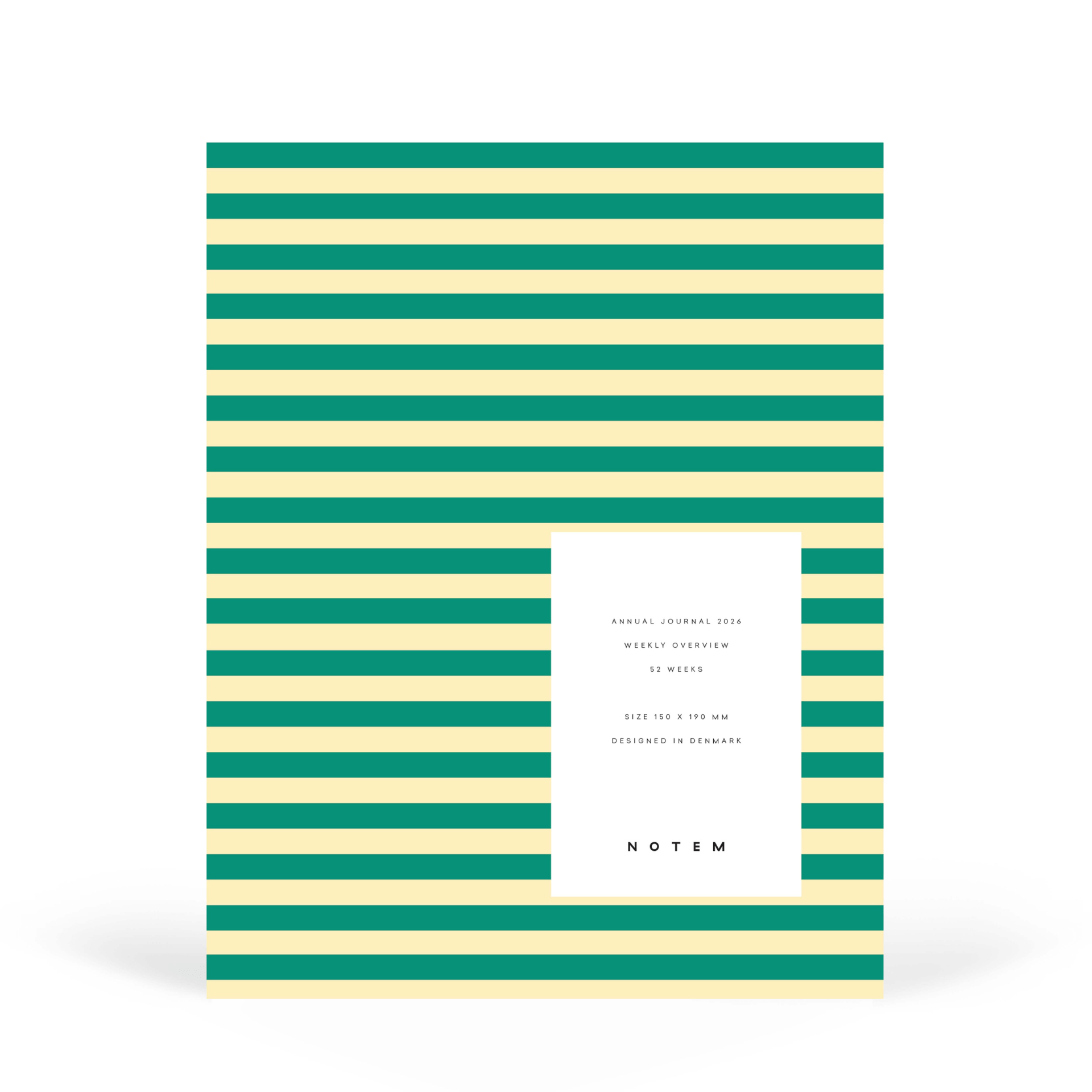 Notem Agenda Agenda Alva Medium 2027 - Green & Yellow