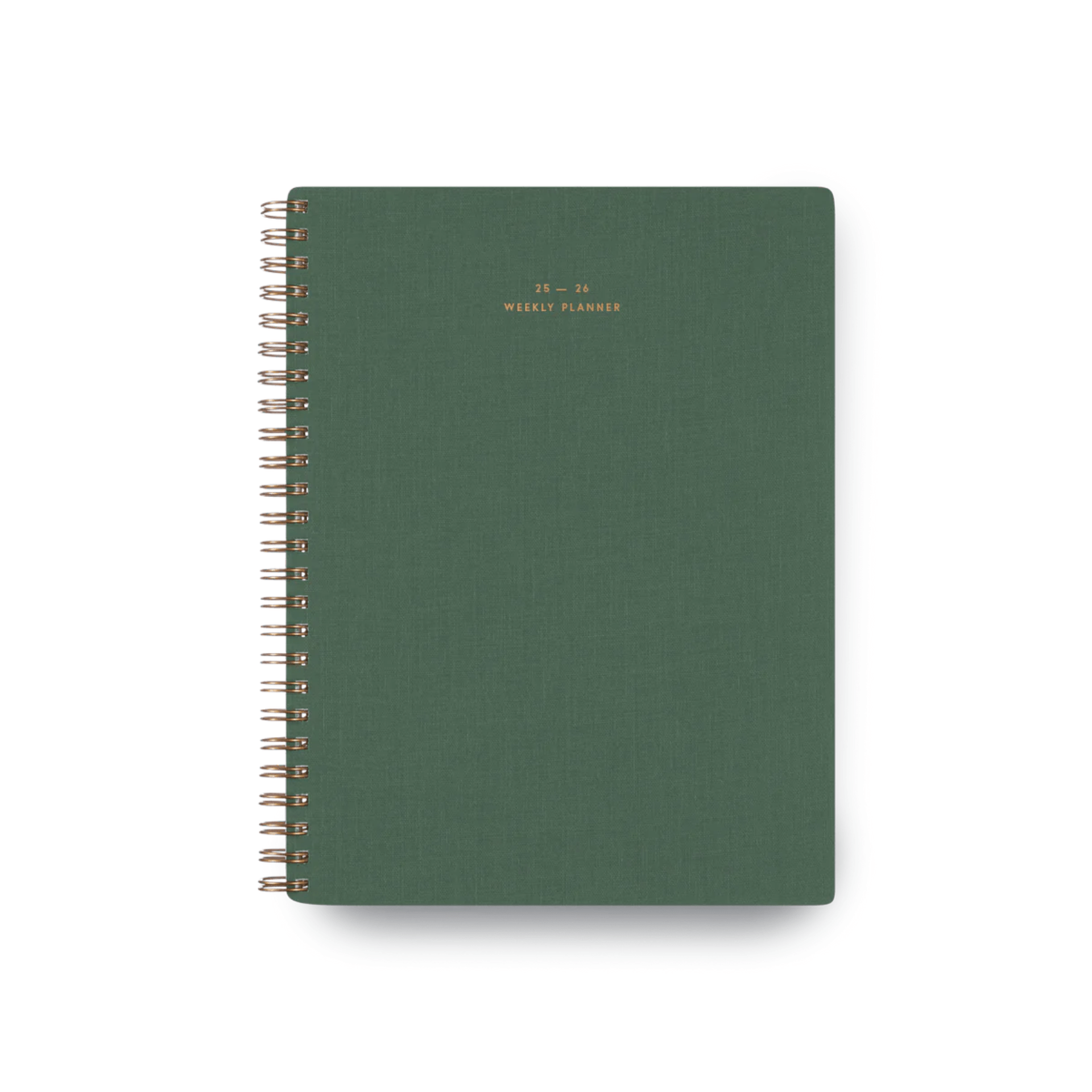 Appointed Agenda VERDE - Fern Green Agenda Appointed Weekly Grid Planner 2025-2026