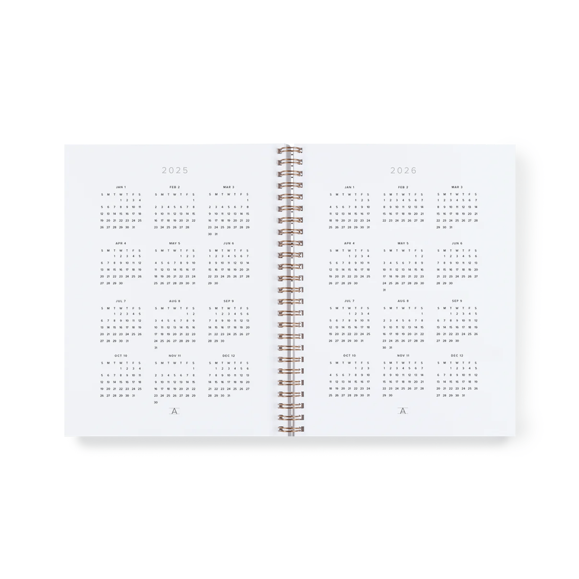 Appointed Agenda Agenda Appointed Weekly Grid Planner 2025-2026