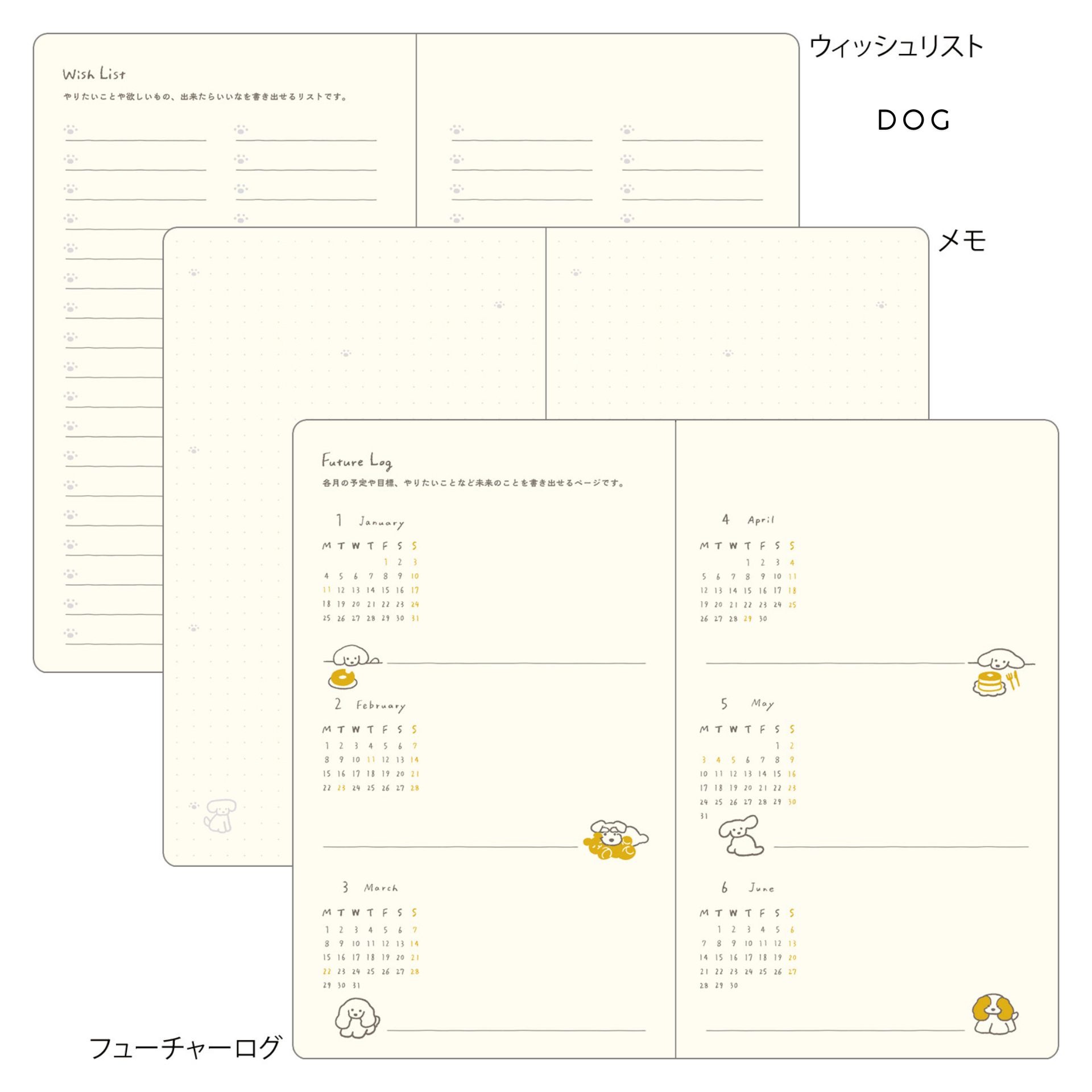 Midori Agenda Agenda Book Style Diary B6 2027