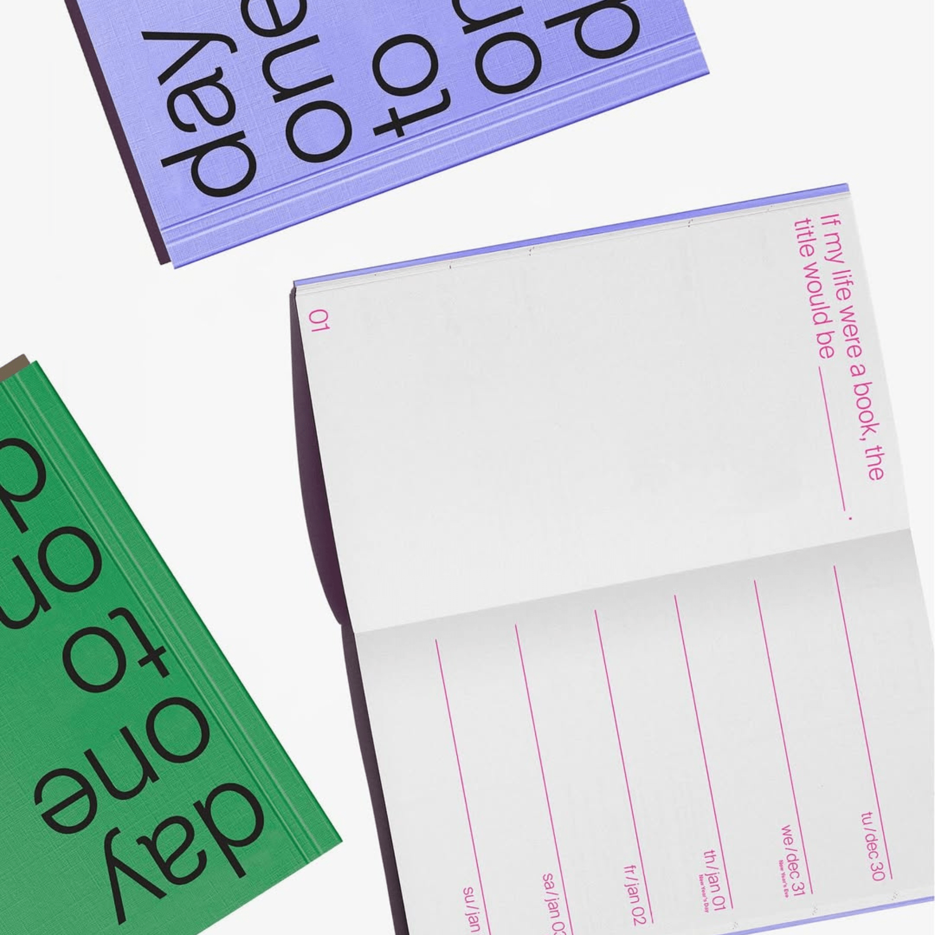 Edition Julie Joliat Agenda Agenda Day One To One 2026 - Berry Milk