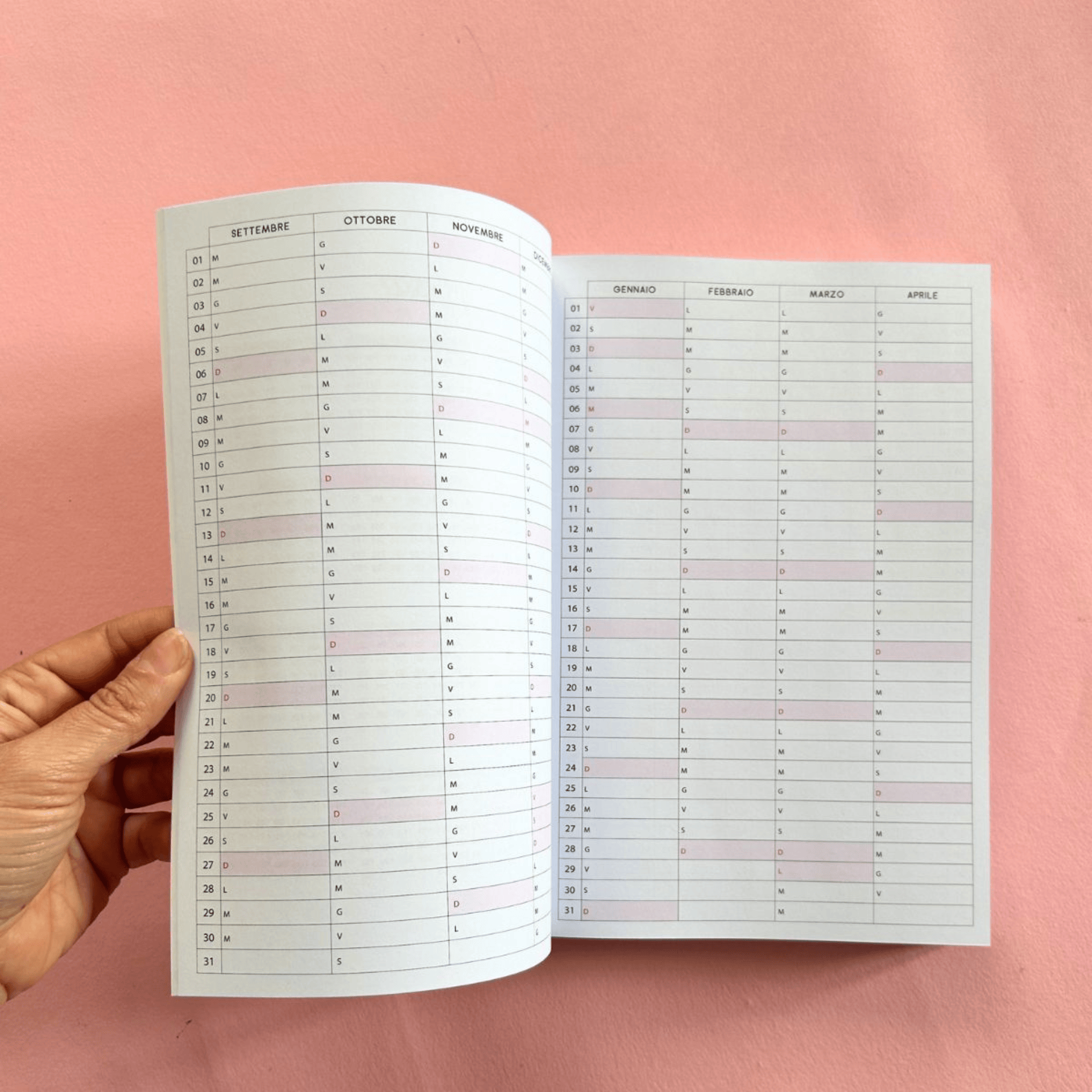 Very Wonder Agenda Agenda del Docente 2026/2027 - Giornaliera