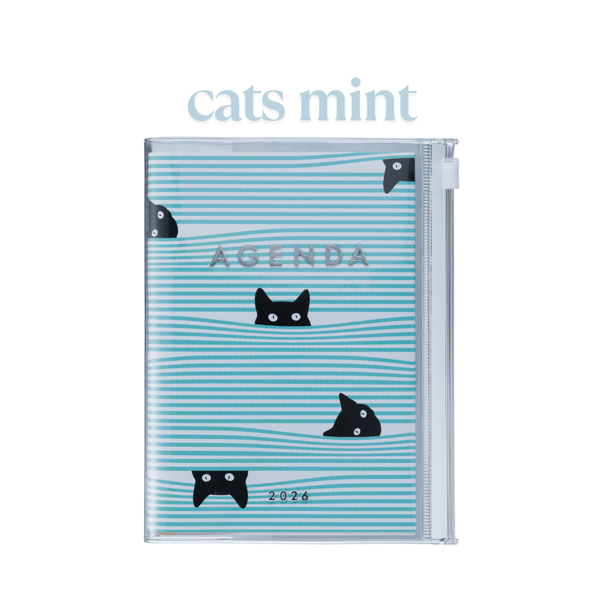 Mark's Tokyo Agenda CATS MINT Agenda Diary 2025-2026 Mark's Tokyo - B6