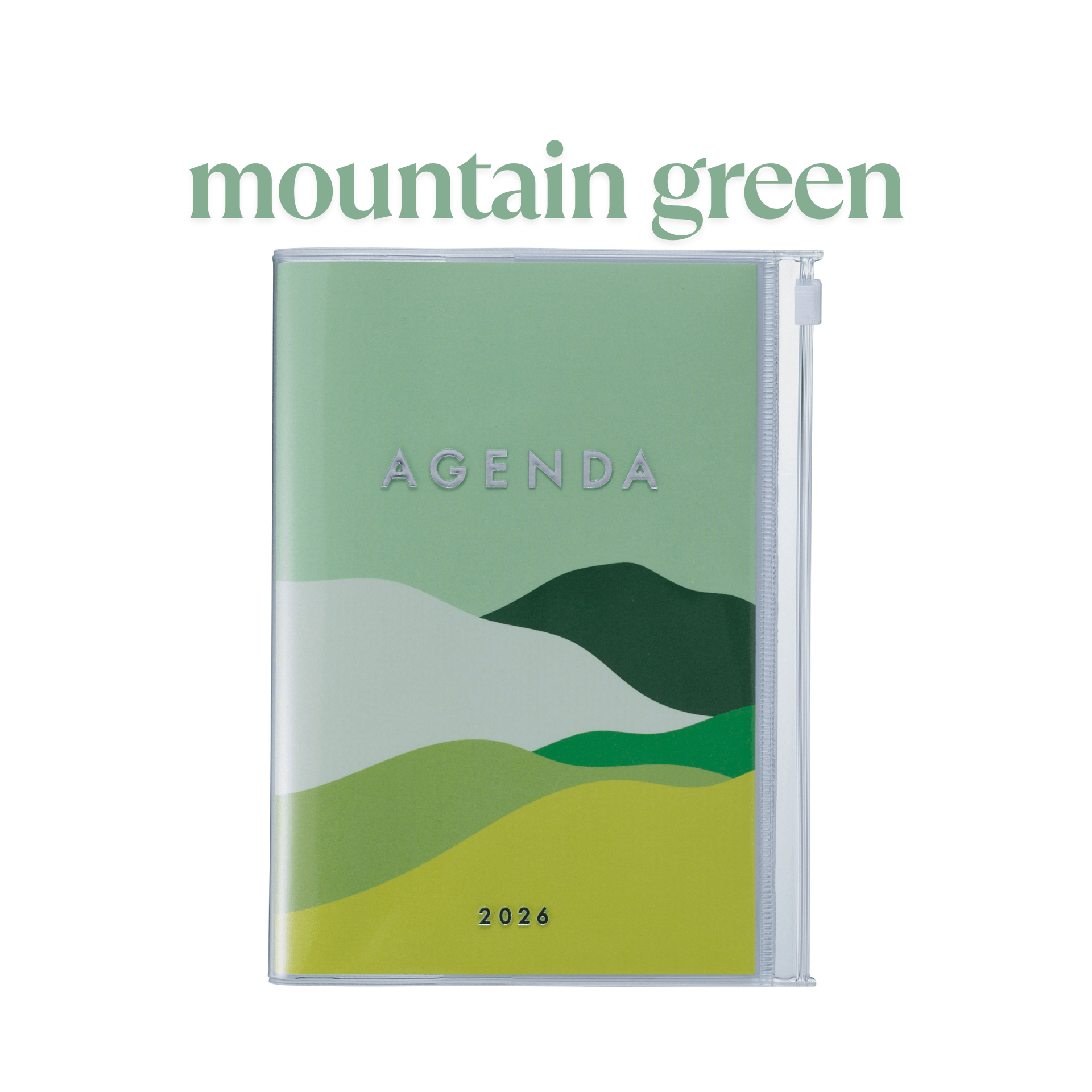 Mark's Tokyo Agenda MOUNTAIN GREEN Agenda Diary 2025-2026 Mark's Tokyo - B6
