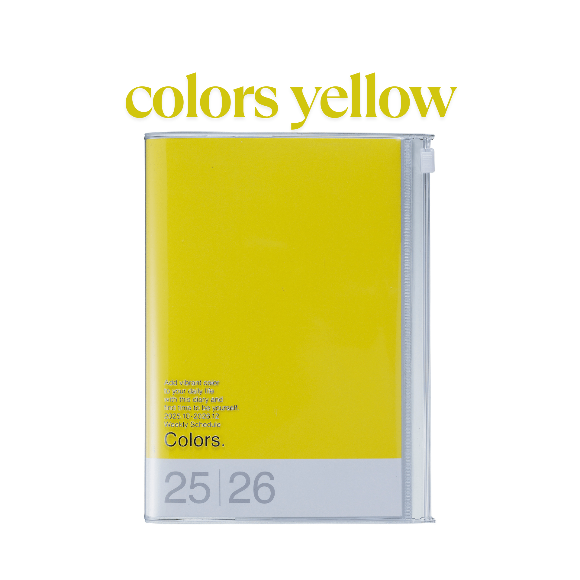 Mark's Tokyo Agenda COLORS YELLOW Agenda Diary 2025-2026 Mark's Tokyo - B6
