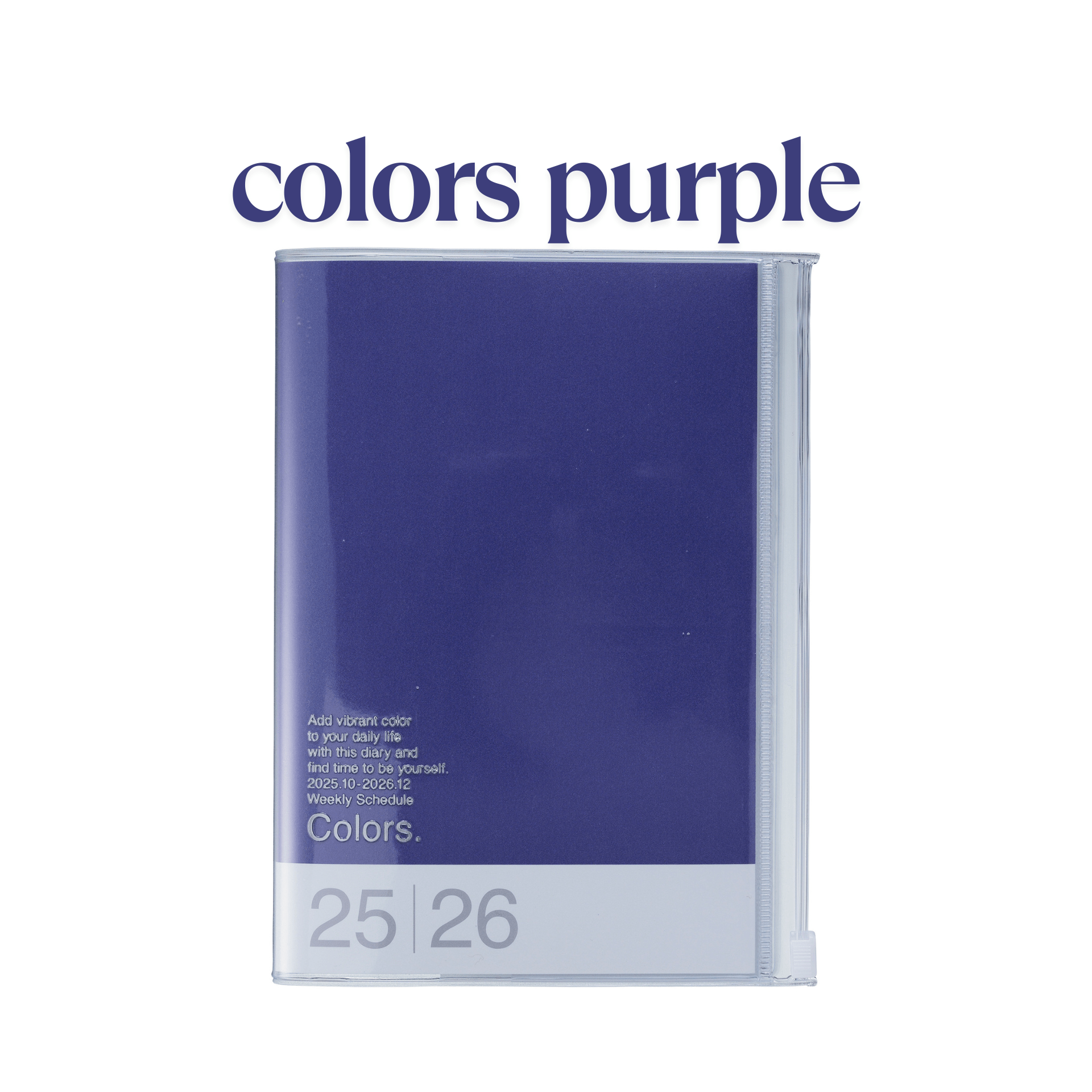 Mark's Tokyo Agenda COLORS PURPLE Agenda Diary 2025-2026 Mark's Tokyo - B6