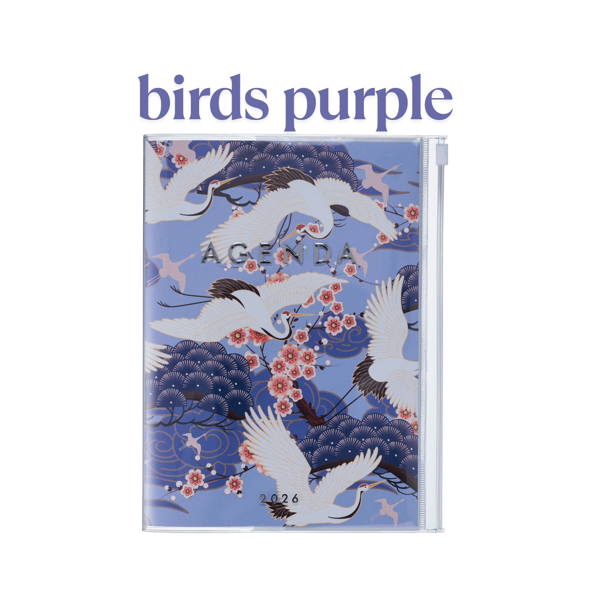 Mark's Tokyo Agenda BIRDS PURPLE Agenda Diary 2025-2026 Mark's Tokyo - JAPAN