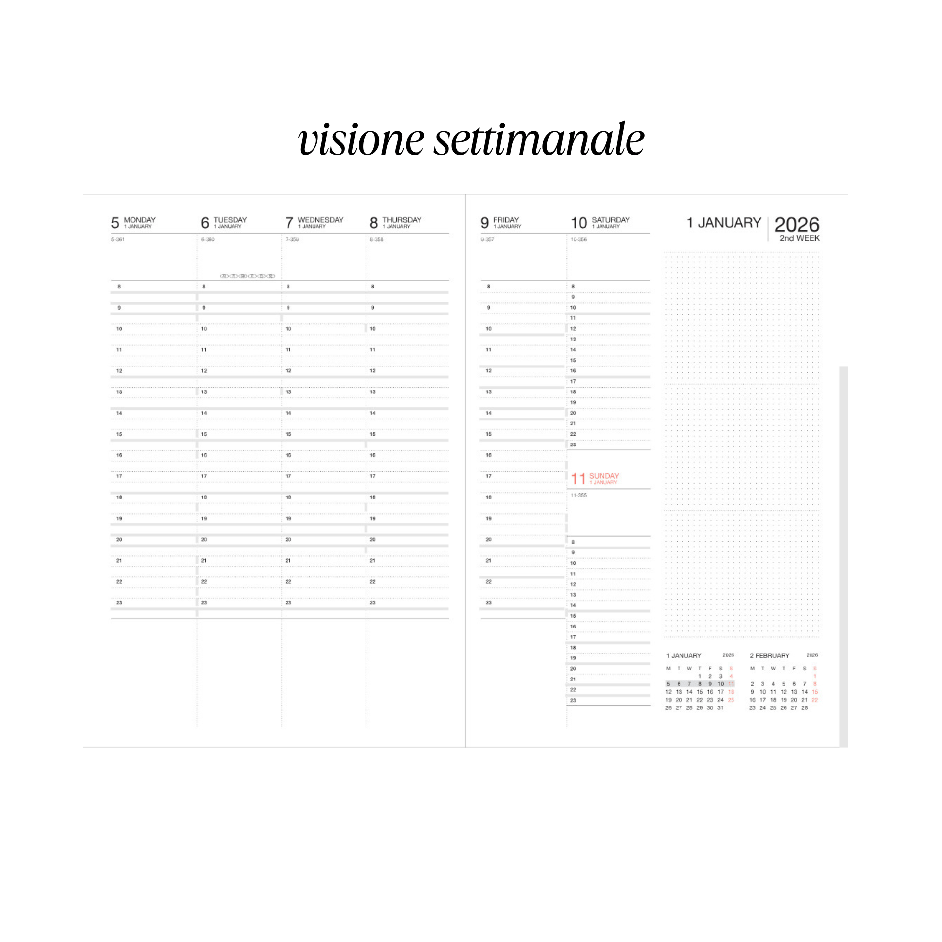 Mark's Tokyo Agenda Agenda Diary 2025-2026 Mark's Tokyo - MOUNTAINS
