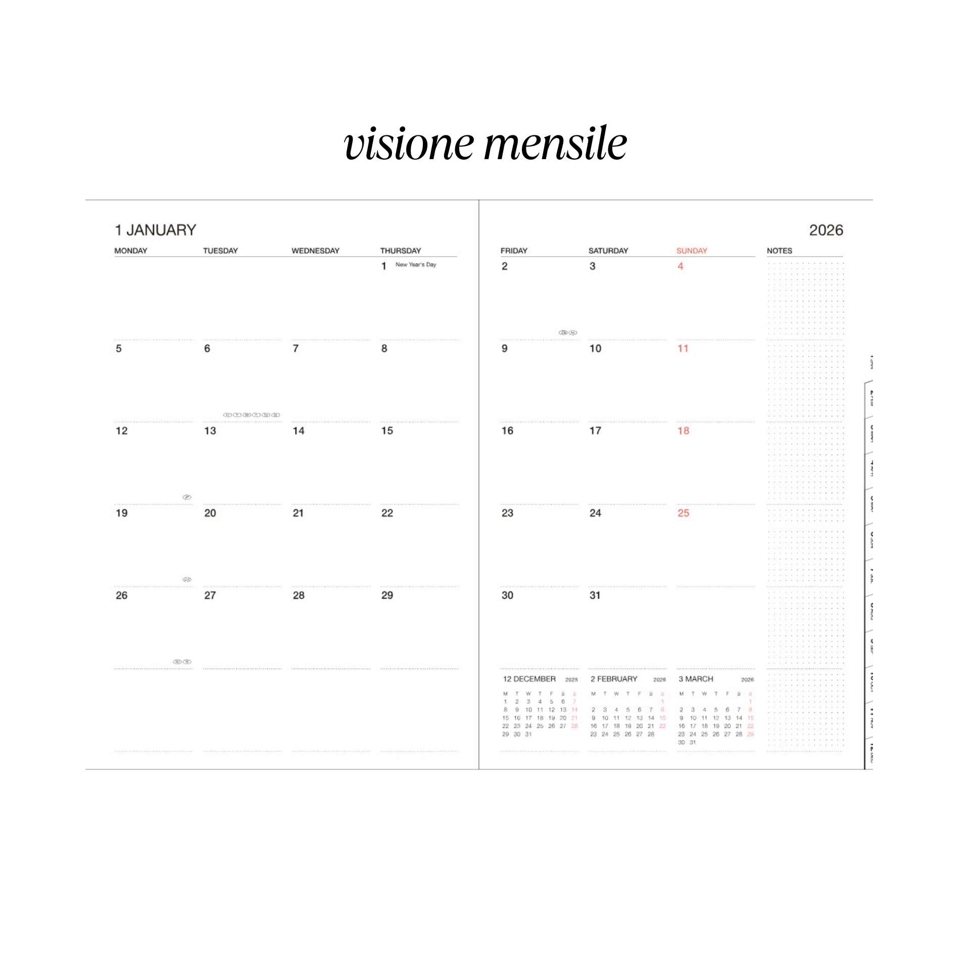 Mark's Tokyo Agenda Agenda Diary 2025-2026 Mark's Tokyo - STORAGE