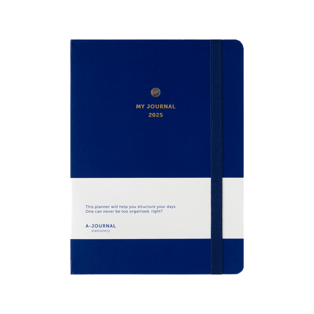 A-Journal Agenda Agenda Diary 2025 Dark Blue